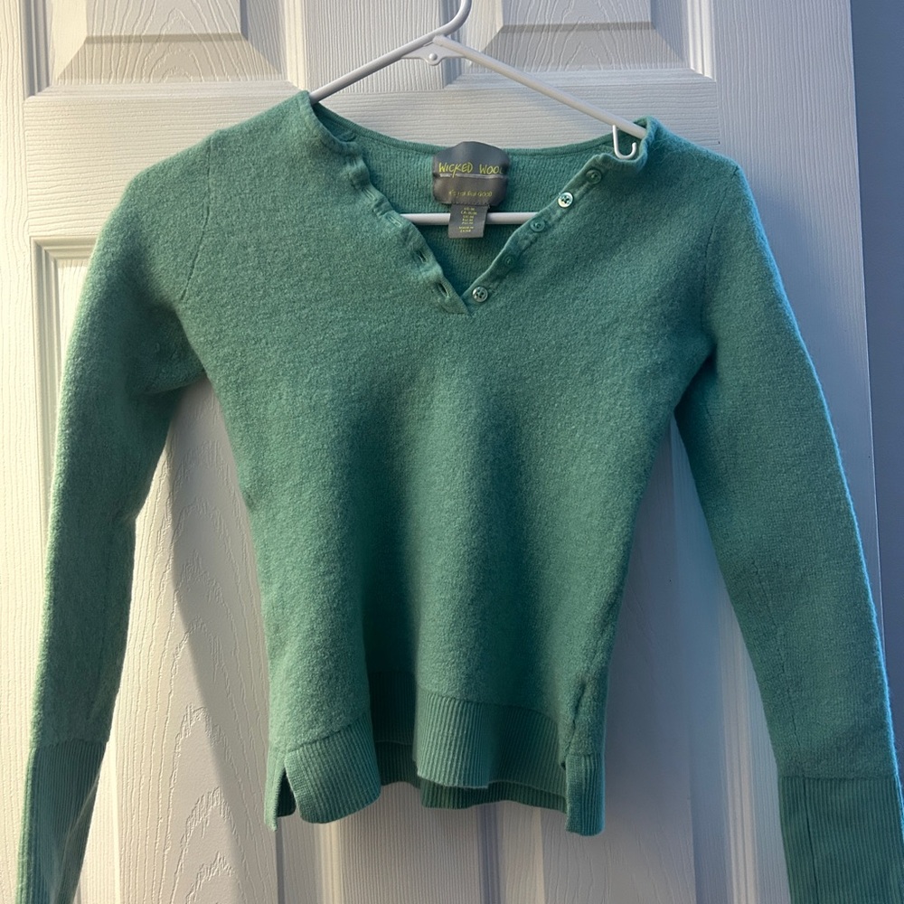 Aqua Green Junior Top